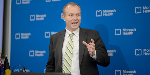 Stephen Nicholls speaking