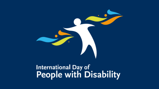 The International Day of People with Disability logo.