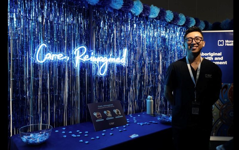 Monash Health's Care Reimagined stand at Australian College of Nursing and Health Expo